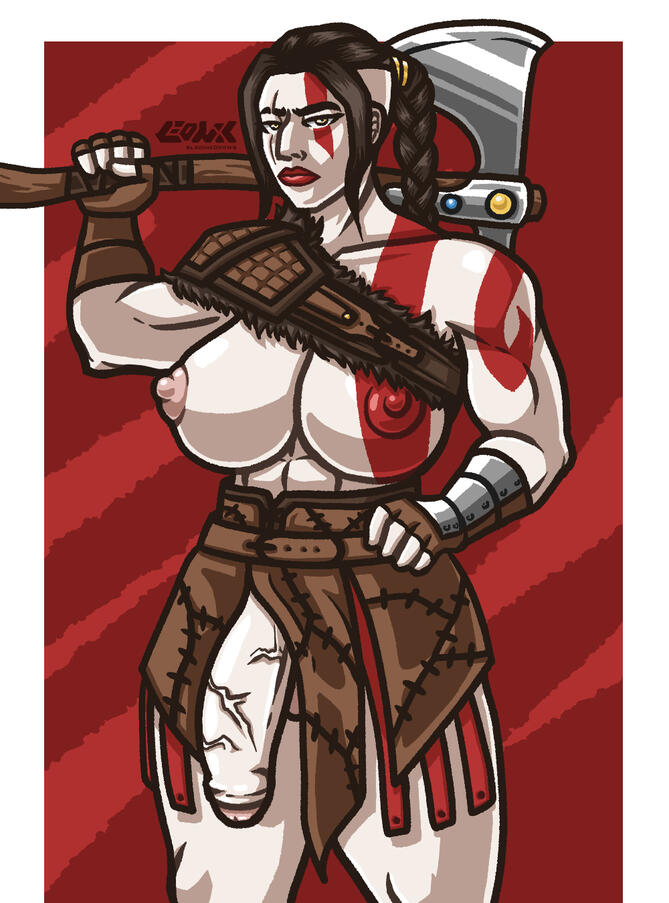 She can slash you with something else than her axe